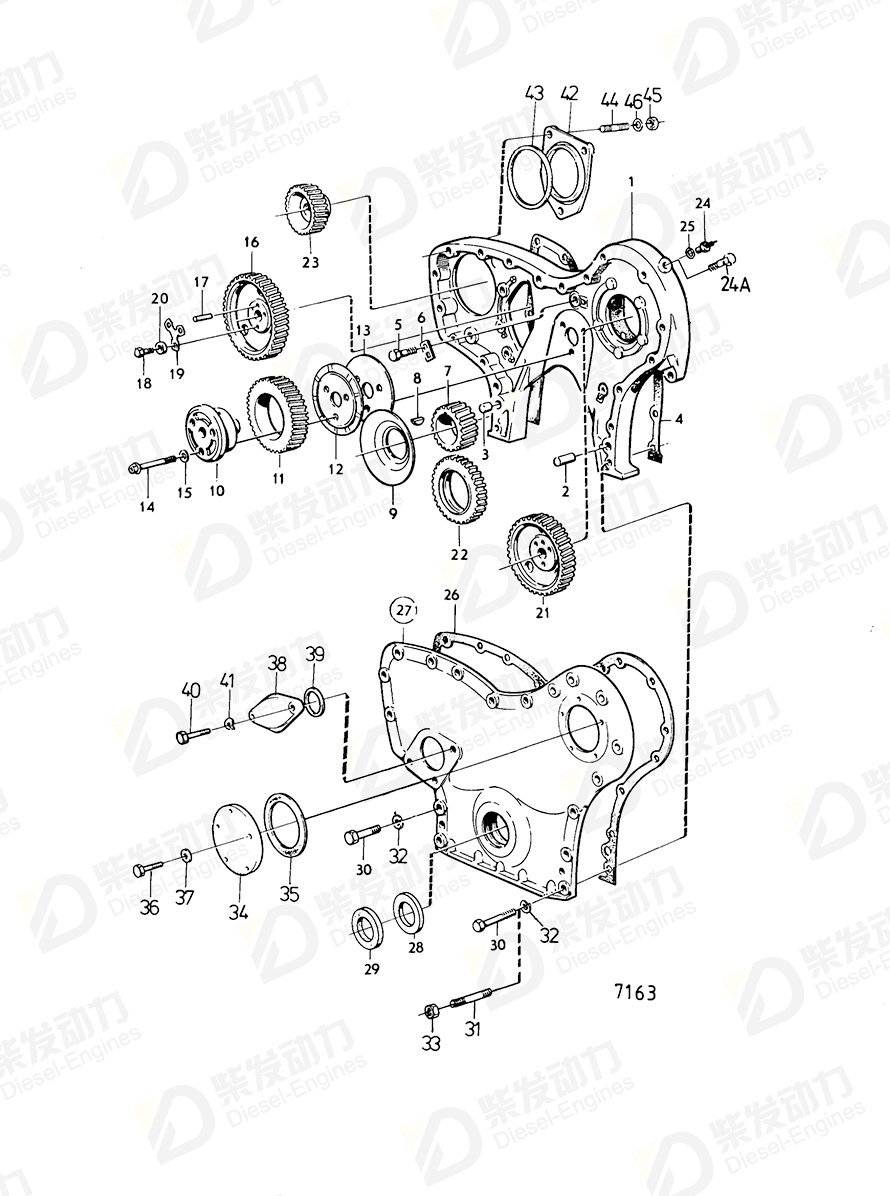 VOLVO Stud 953254 Drawing